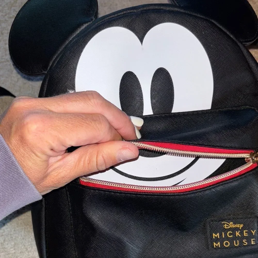 Disney Mickey Mouse Black and White Backpack